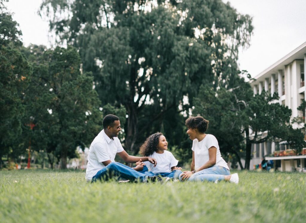 Family Portrait Warm Light